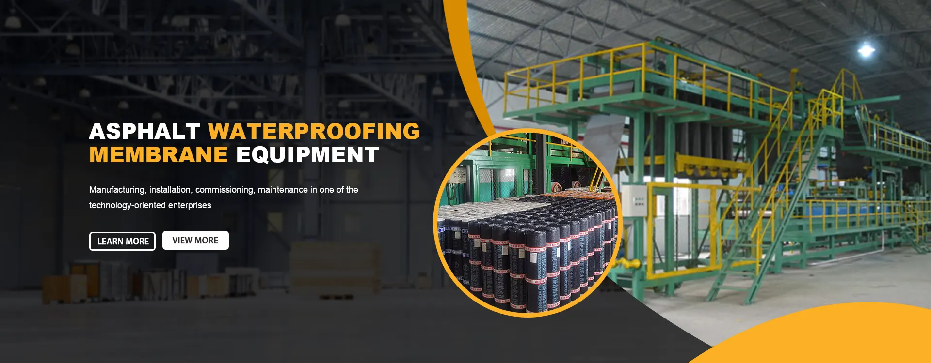 China Asphalt Waterproof Material Production Equipment Factory